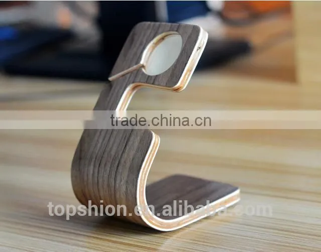 Wholesale for ipad iphone 6 wood stand charging stand holder multi-function, for apple watch wooden stand