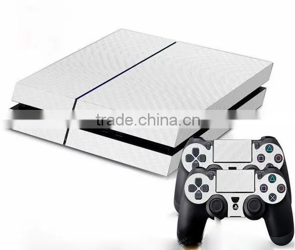 carbon fiber skin sticker for video games ps4 console and controller