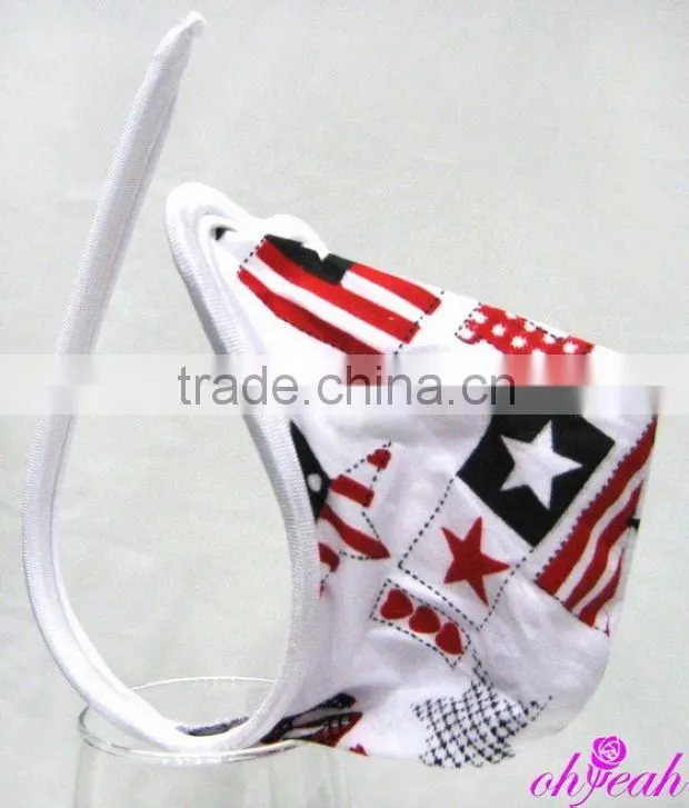 Newest design hot sale red sexy c string for men