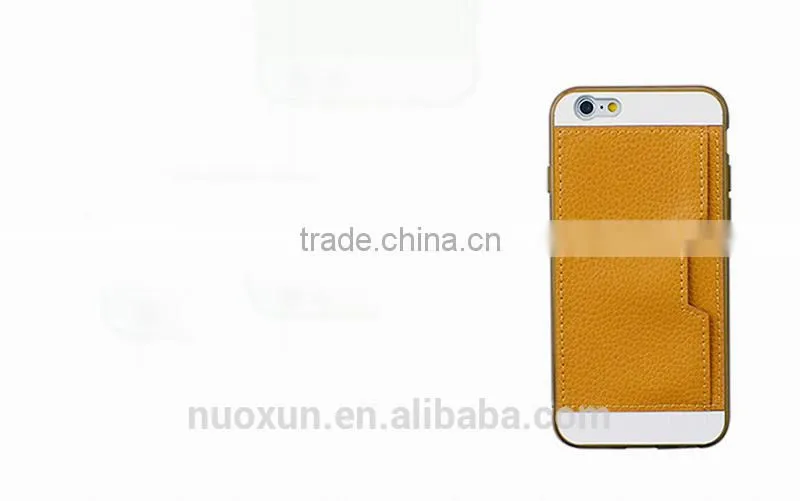 For iPhone 6 leather case, For iPhone 6 plus wallet leather case in wholesales With Card Slots