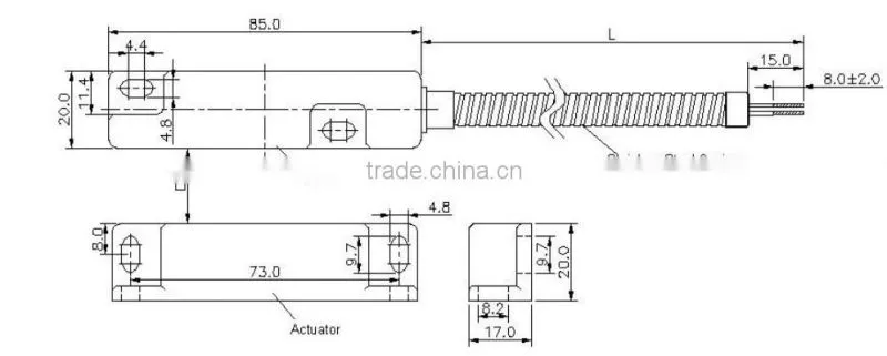 Soway P119 series Magnetic proximity sensor for truck