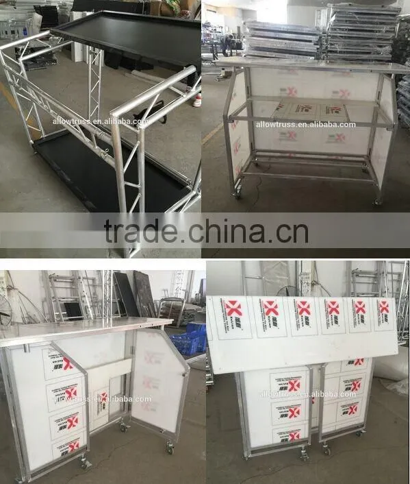 low price aluminum portable dj booth exhibition booth design