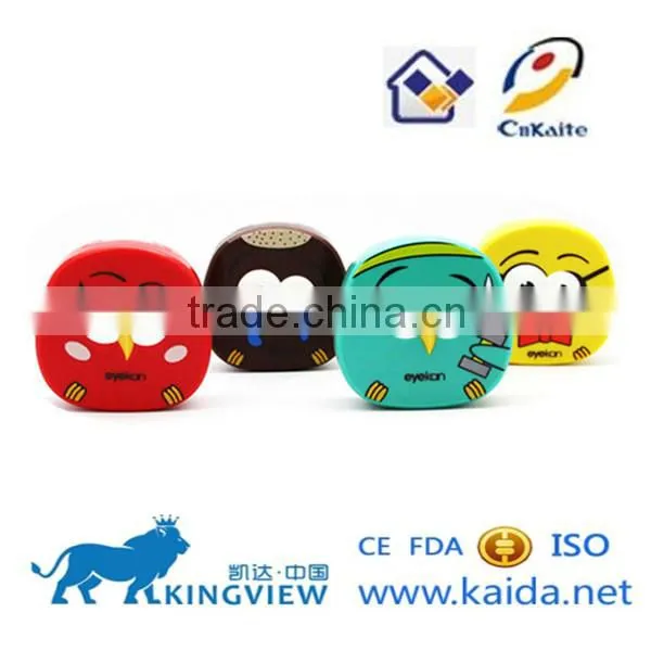 A-8067 fashion and bird red contact lens case