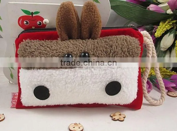 2014 Fashion Lovely Animal Silk Woman Coin Wallet Wholesale ZTCW-0004