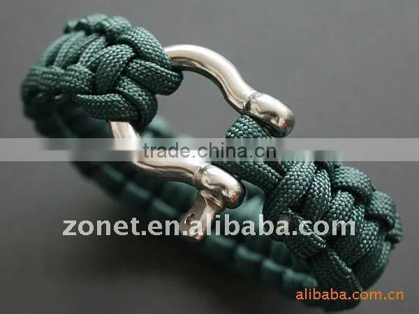 survival bracelet buckle 550 cord fashion diy stainless buckle