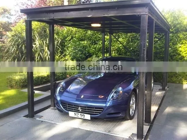 Car lift hydraulic vertical lifting system