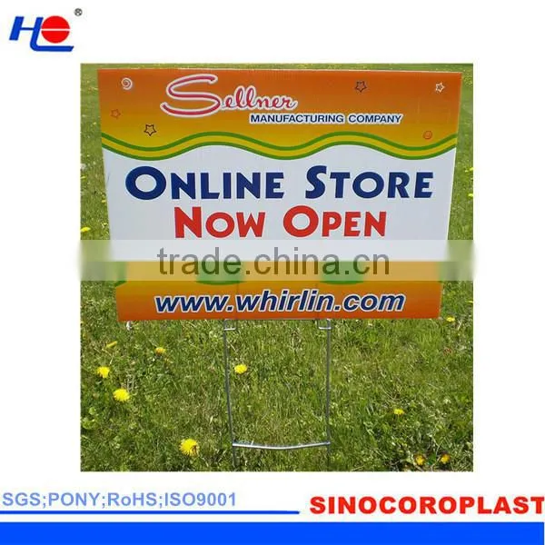 chemical resistance and corona treated plastic correx resistance grease signboard