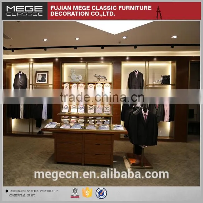Custom Made Wooden Tiered Display Stand For Clothes