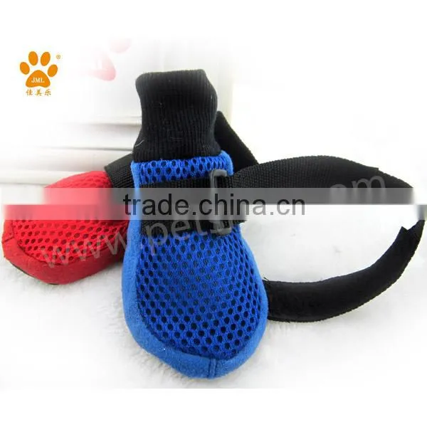 2014 Hot Sales JML Innovative Breathable Comfortable Mesh Dog Shoes Factory Pet Boots
