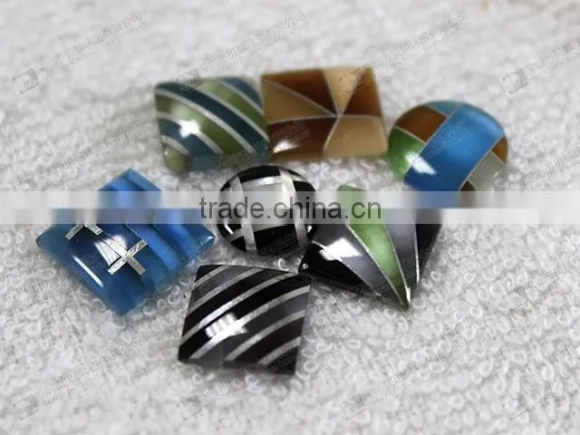 China bulk sale gemstone beads for cuff buttons
