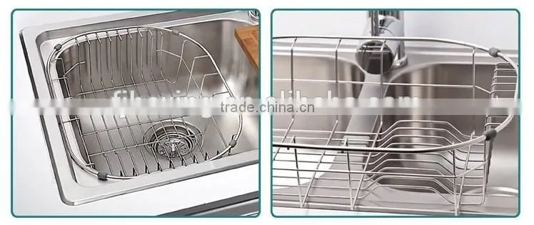 2014 China Manufacture Eco-friendly Kitchen Metal Sink Basket