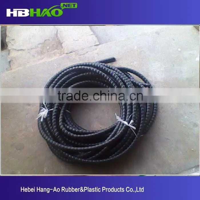 FATO PE Plastic White Black Spiral Wrapping Bands with Clamp
