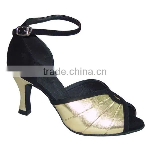 Ballroom latin dancing dresses 8 cm high heel shoes ladies dance shoes manufacturing 7807301