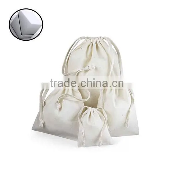 canvas printing drawstring gift bag or shoe bag