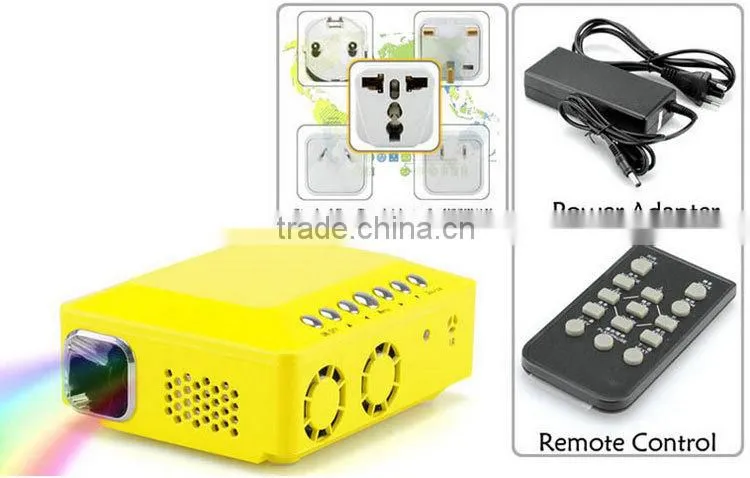 Multimedia Home theater Use, Perfect Gift video projector HDMI USB for home cienma use 150 Lumens Cheap mini led projector