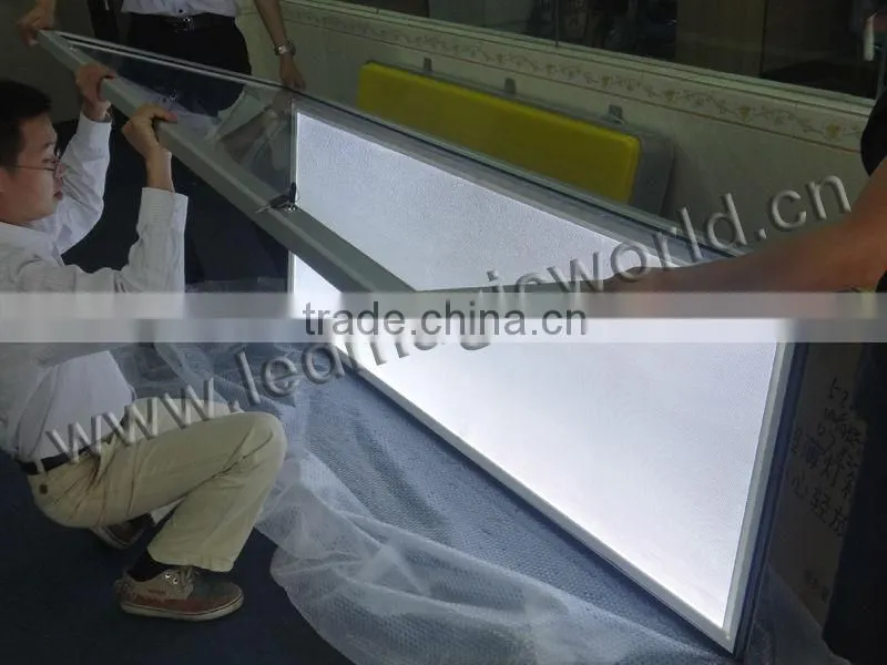 outdoor advertising lighted acrylic display with lock