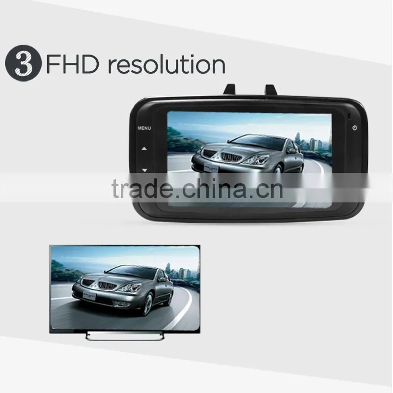 Alibaba in the Russian - 2.7 "LCD wide-angle G Sensor video vehicle tracking system