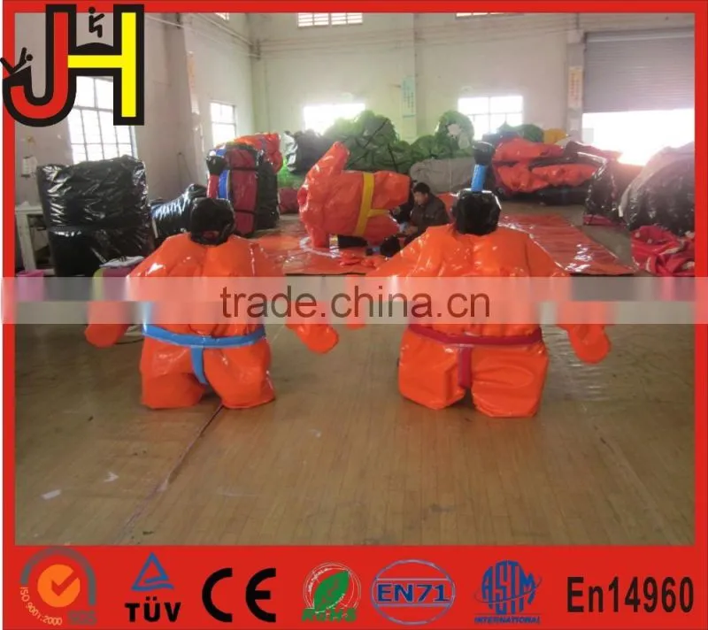 High quality sumo suits for kids, fighting inflatable sumo suits, adults inflatable sumo wrestling