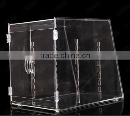 clear acrylic electronic cigarette display with logo printing