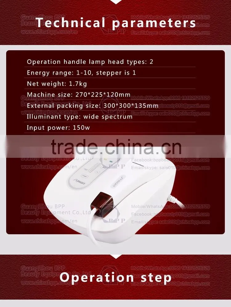 Portable and comfortable mini 808 diode laser permanent hair removal