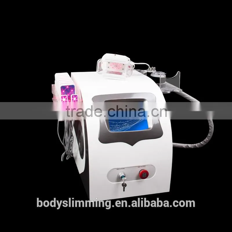 portable cryolipolysis machine (fat freezing +lipo Laser +Cavi Lipo +6 pole RF )