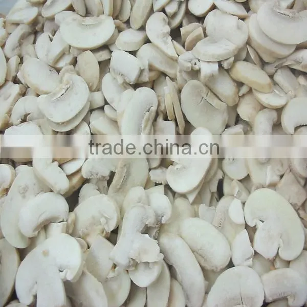 Frozen white champignon mushroom whole