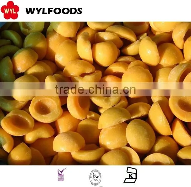 IQF best price frozen yellow peach slice/dice