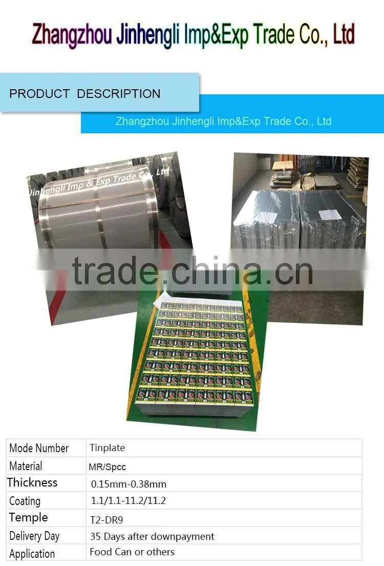 Factory Made Special Round metal tinplate can manufacturer tinplate