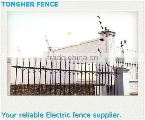 China High quality double galvanized steel metal pole for electric fence