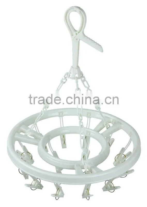 New PP 24Pcs Hanging Clothes Clips