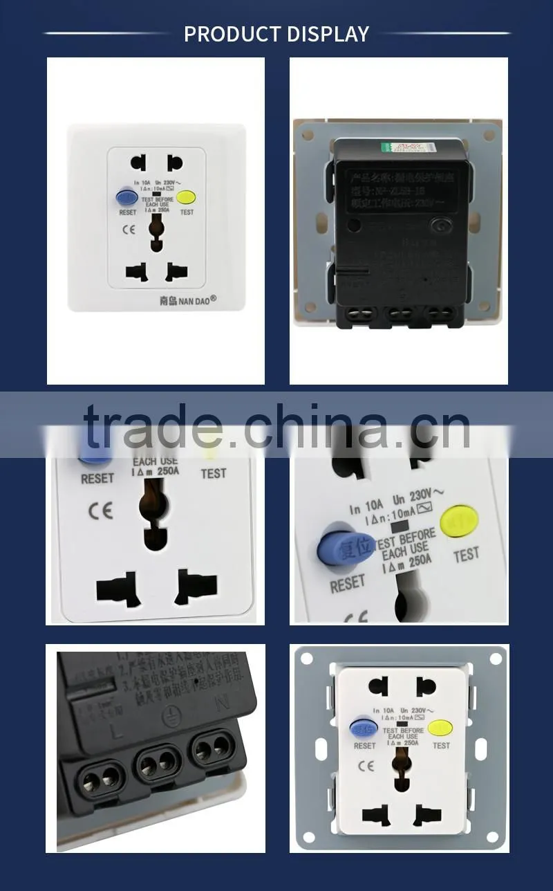exterior gfci outlet for ground fault circuit interrupter safety products with USB slot NANDAO elec