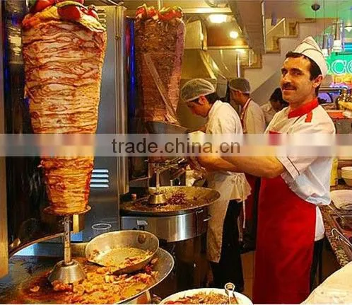 shish kebab machine for meat roasting