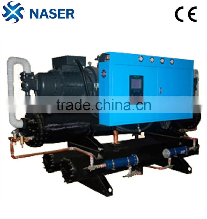 imported compressor screw water cooling chiller electroplating industry glycol water chiller