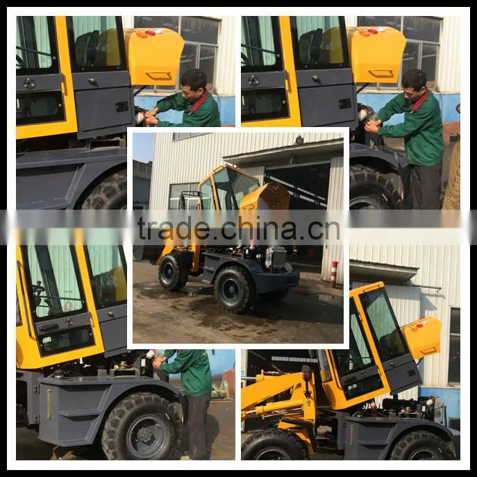 China multifunction agricultural farm tractor with front end loaderZLY916A Hydraulic joystick control