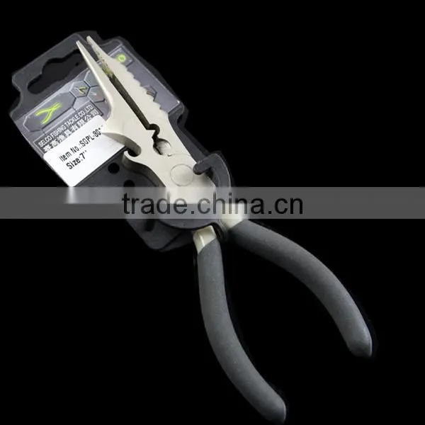 wholesale Fishing Pliers High grade Germany type nickle plated long nose plier long nose clamp pliers