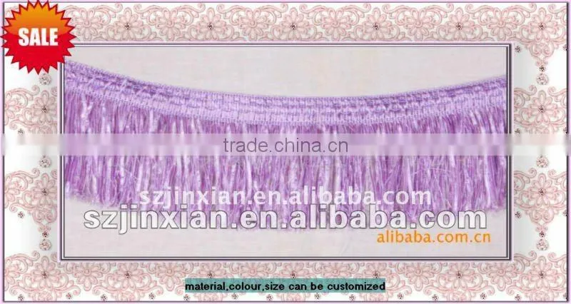 knitted bullion tassel fringe