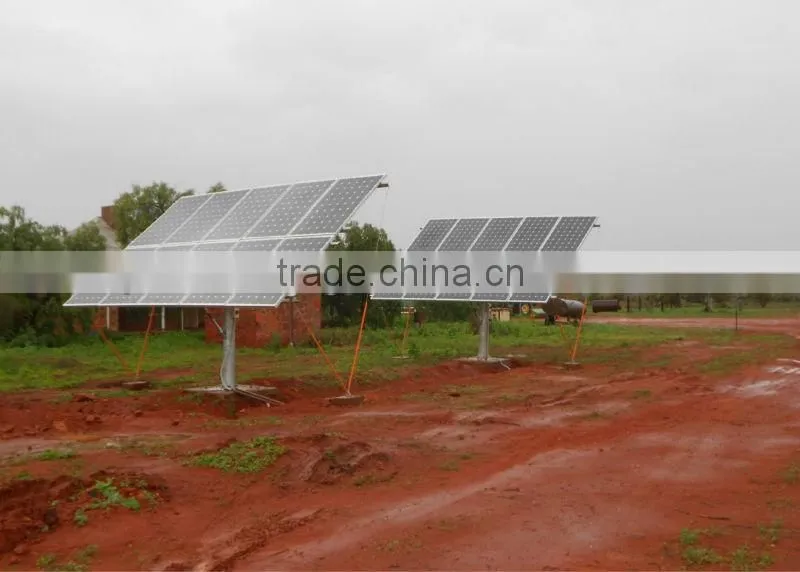 solar panel mounting bracket on ground