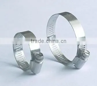 QUICK RELEASE STAINLESS STEEL WORM DRIVE PIPE CLAMP TYPES