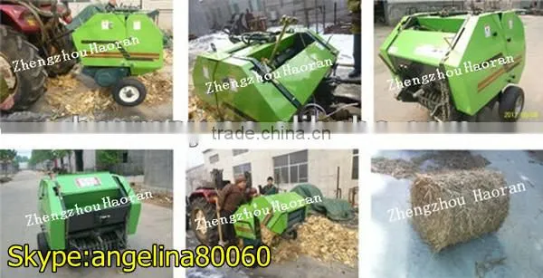 self-propelled small round balers for compact tractor