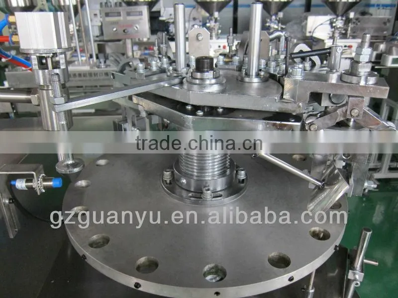 Automatic hair color aluminum tube filling and sealing machine