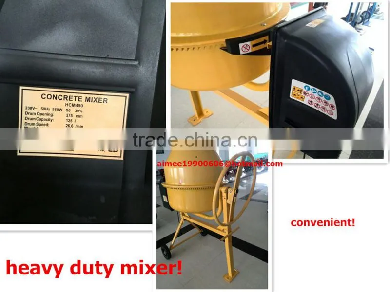 garden electric mini cement mixer