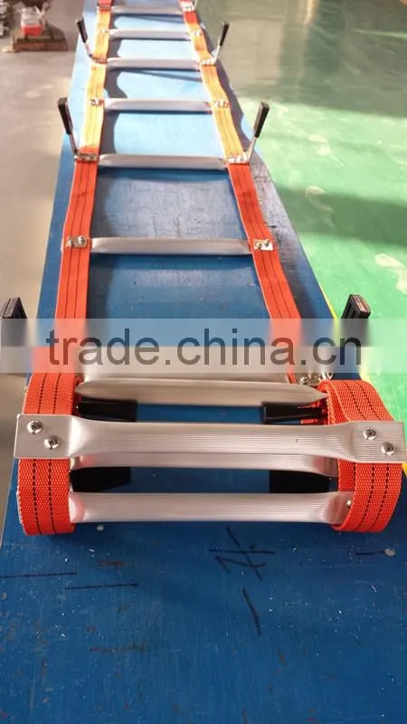 Folding aluminum fire safety rope ladder from Chinese manufacturer