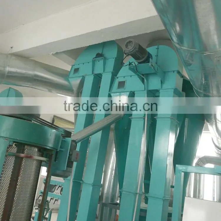 Steel frame structure 120TPD wheat flour milling machines with price