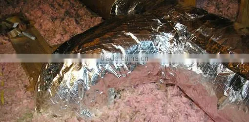 aluminum foil faced fiberglass duct insulation