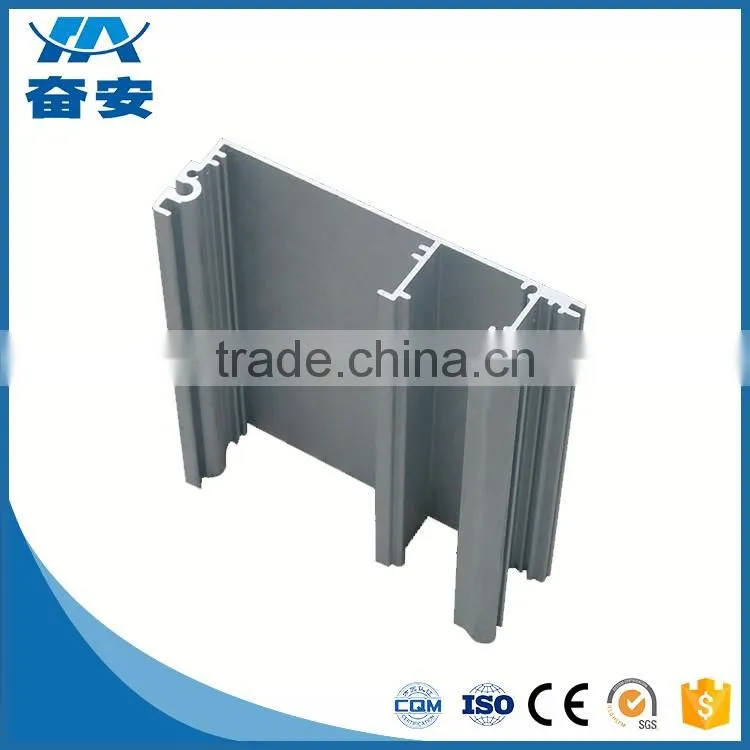 Silver anodized aluminum extrusion window and door profile