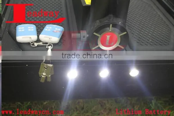 leadway waterproof CE ROHS FCC 72V Lithium Battery prices electric golf car (W5-b58)