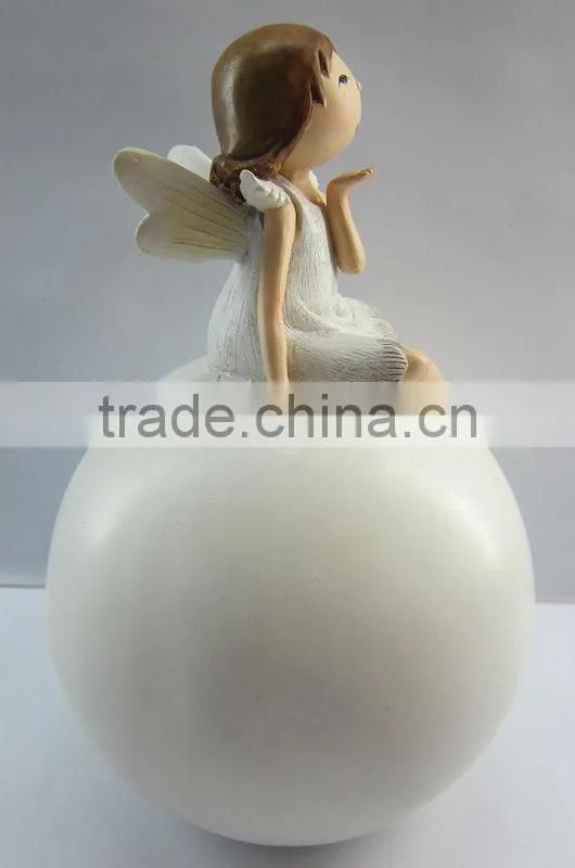 Colorful resin angel sculptures for sale