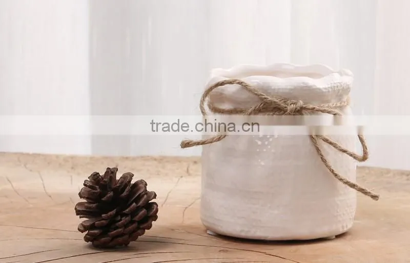 New design handmade small colorful ceramic succulent pot