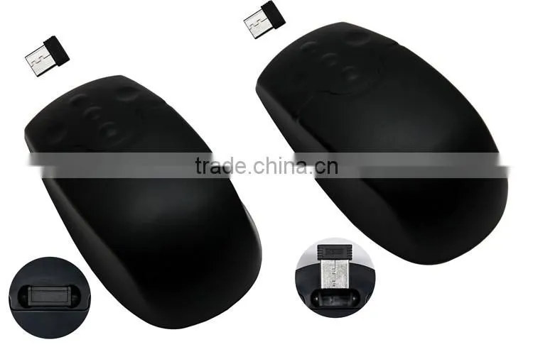 JH-036 waterproof Wireless Laser Mouse Mini USB receiver Silicone Mouse