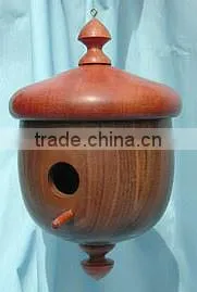 HOT SELLING ROUND BIRD FEEDER, SPIRA DESIGN WITH HANGING HOOK, GREEN COLOR